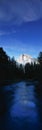 Half Dome with the Merced River flowing Royalty Free Stock Photo