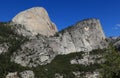 Half Dome and Mount Broderick Royalty Free Stock Photo