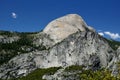 Half Dome & Mount Broderick, Yosemite National Park, California, United States Royalty Free Stock Photo