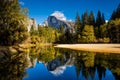 Half dome mountain in yosemite national park