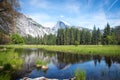 Half Dome Reflection Royalty Free Stock Photo