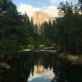 Half Dome Reflection Royalty Free Stock Photo