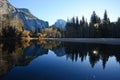 half dome reflection Royalty Free Stock Photo