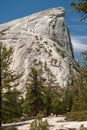 Half Dome rock formation Royalty Free Stock Photo