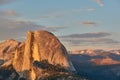 Half Dome rock formation in Yosemite National Park Royalty Free Stock Photo