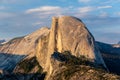 Half Dome rock formation in Yosemite National Park Royalty Free Stock Photo