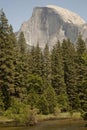 Half Dome from Sentinel Bridge Royalty Free Stock Photo