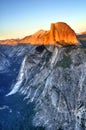 Half Dome at sunset Royalty Free Stock Photo