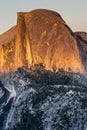 Half Dome, Sunset, Yosemite National Park, CA Royalty Free Stock Photo