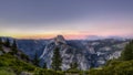 Half Dome Sunset in Yosemite National Park, Royalty Free Stock Photo