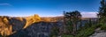 HALF DOME SUNSET YOSEMITE NATIONAL PARK Royalty Free Stock Photo