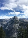 Half Dome in Yosemite, California Royalty Free Stock Photo