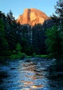 Half Dome Yosemitie Royalty Free Stock Photo