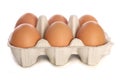 Half dozen fresh eggs cutout