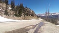 Half Frozen Uinta Mountain Landscape