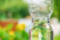 Half-Full Or Half-Empty Bottle Of Water Royalty Free Stock Photo