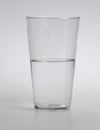 Half full or empty glass of water