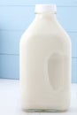 Half gallon milk bottle Royalty Free Stock Photo