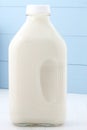 Half gallon milk bottle Royalty Free Stock Photo