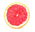 Half grapefruit citrus fruit fresh and juicy Royalty Free Stock Photo