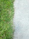 Half grass, half concrete background Royalty Free Stock Photo