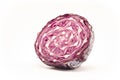 Half of a head of red cabbage Royalty Free Stock Photo