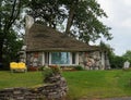 The Half House, famous mushroom house designed by Earl Young, in Charlevoix, Michigan