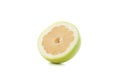 Half of juicy ripe pomelo isolated on background Royalty Free Stock Photo