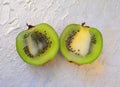 half kiwi fruit. Healthy food. Tropical fruit. Still life