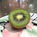 Half a kiwi fruit