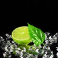 Half Lime Royalty Free Stock Photo