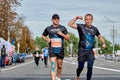 Half Marathon Minsk 2019 Running in the city Royalty Free Stock Photo