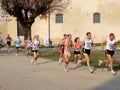 Half-Marathon race in Vigevano, Italy Royalty Free Stock Photo