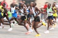 Half marathon runners