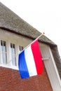 Half mast flag, Memorial day, Netherlands Royalty Free Stock Photo