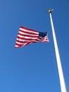 Half Mast Flag at Union Station Royalty Free Stock Photo