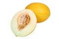 HALF OF MELON Royalty Free Stock Photo