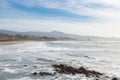 Half Moon Bay Beach, beautiful beach Royalty Free Stock Photo