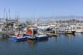 Half Moon Bay, California fishing marina