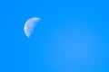 Half Moon Blue Sky Royalty Free Stock Photo