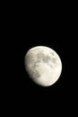 half moon in dark sky Royalty Free Stock Photo