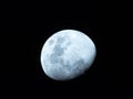 half moon in dark sky Royalty Free Stock Photo