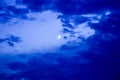 Half Moon in Daytime Sky Royalty Free Stock Photo