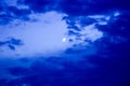 Half Moon in Daytime Sky Royalty Free Stock Photo