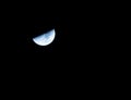 Half moon night Royalty Free Stock Photo