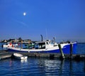 Lobster Boat In Rye Harbor Royalty Free Stock Photo