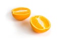 Half of orange Royalty Free Stock Photo