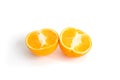 Half of orange Royalty Free Stock Photo