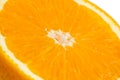 Half orange close-up Royalty Free Stock Photo