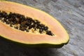 Half papaya